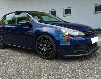 VW GOLF 6 VI 2008-2012 SOTTO PARAURTI ANTERIORE IN ABS LOOK SPORTIVO TUNING