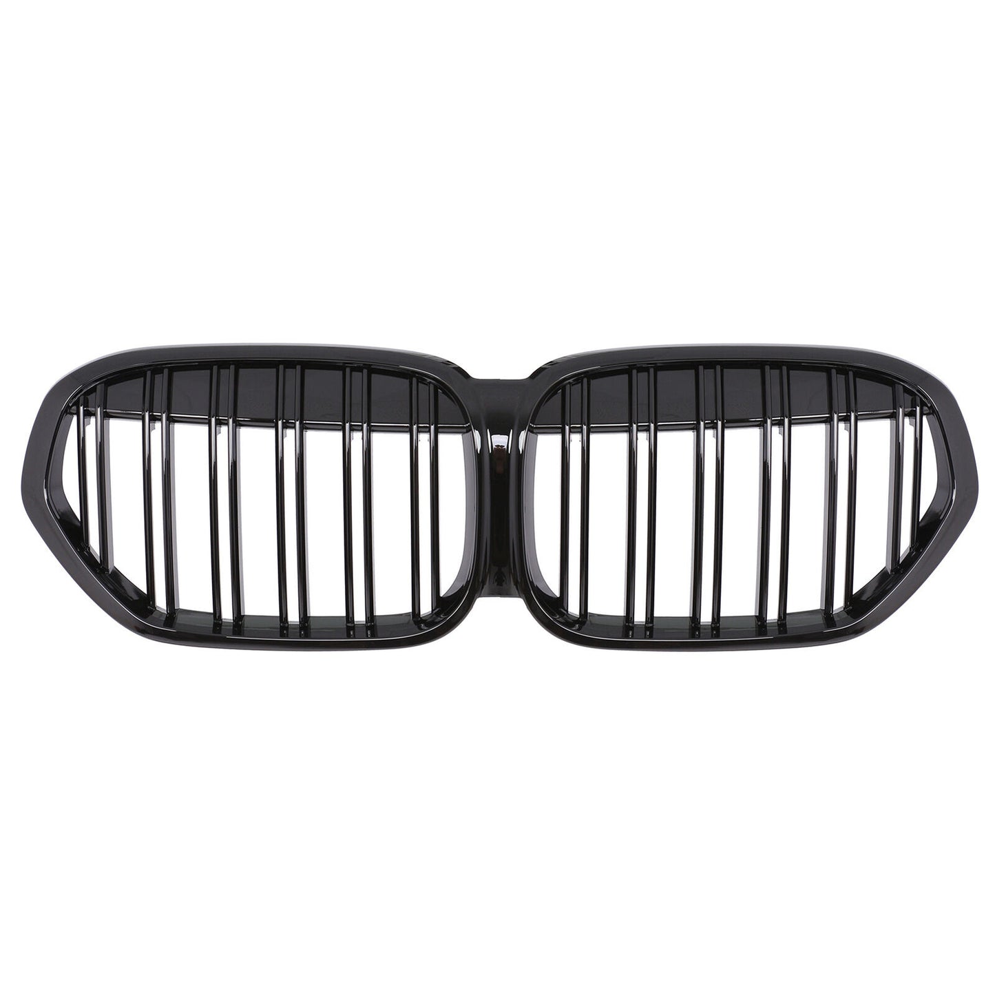 BMW X1 F48 2020+ FRONT GRILLES BLACK DOUBLE BAND M LOOK