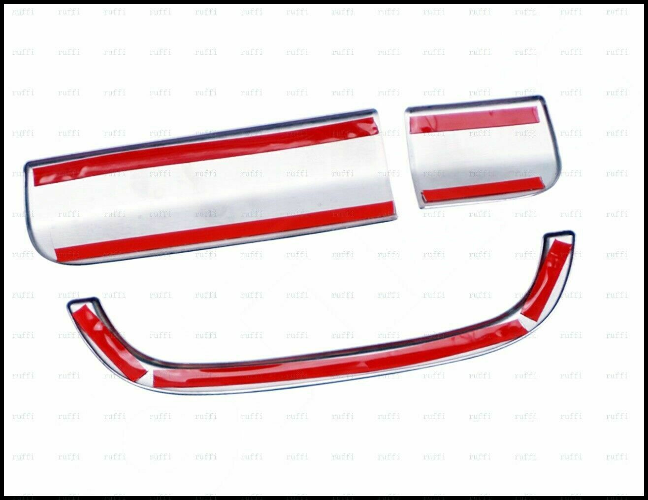 CROMATURA MANIGLIA PORTELLONE MERCEDES VItO W639 2003-2014 INOX ADESIVO 0032 AUTOELEGANCERICAMBI