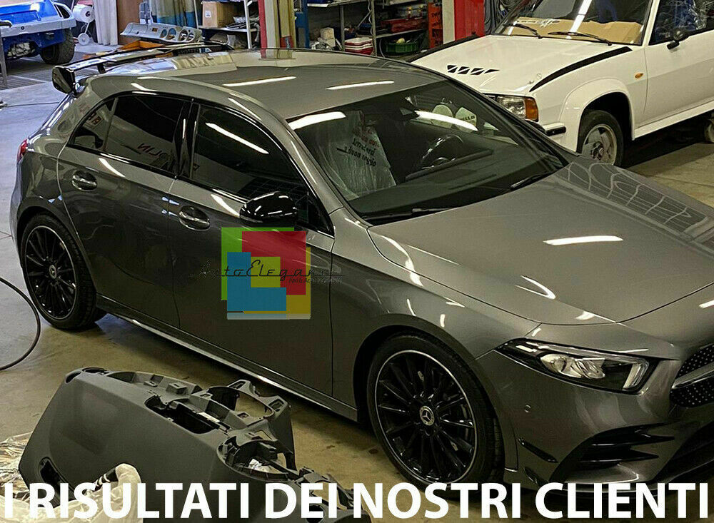 MERCEDES A-CLASS W177 2018+ AMG REAR SPOILER ROOF ABS/PLASTIC BLACK 0032