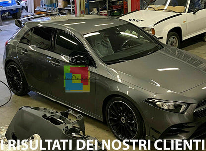 MERCEDES A-CLASS W177 2018+ AMG REAR SPOILER ROOF ABS/PLASTIC BLACK 0032