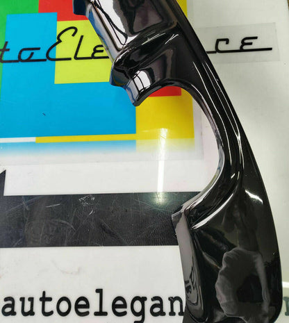 SOTTO PARAURTI POSTERIORE SEAT IBIZA 6J 5 PORTE DIFFUSORE ABS NERO DOPPIO 0032