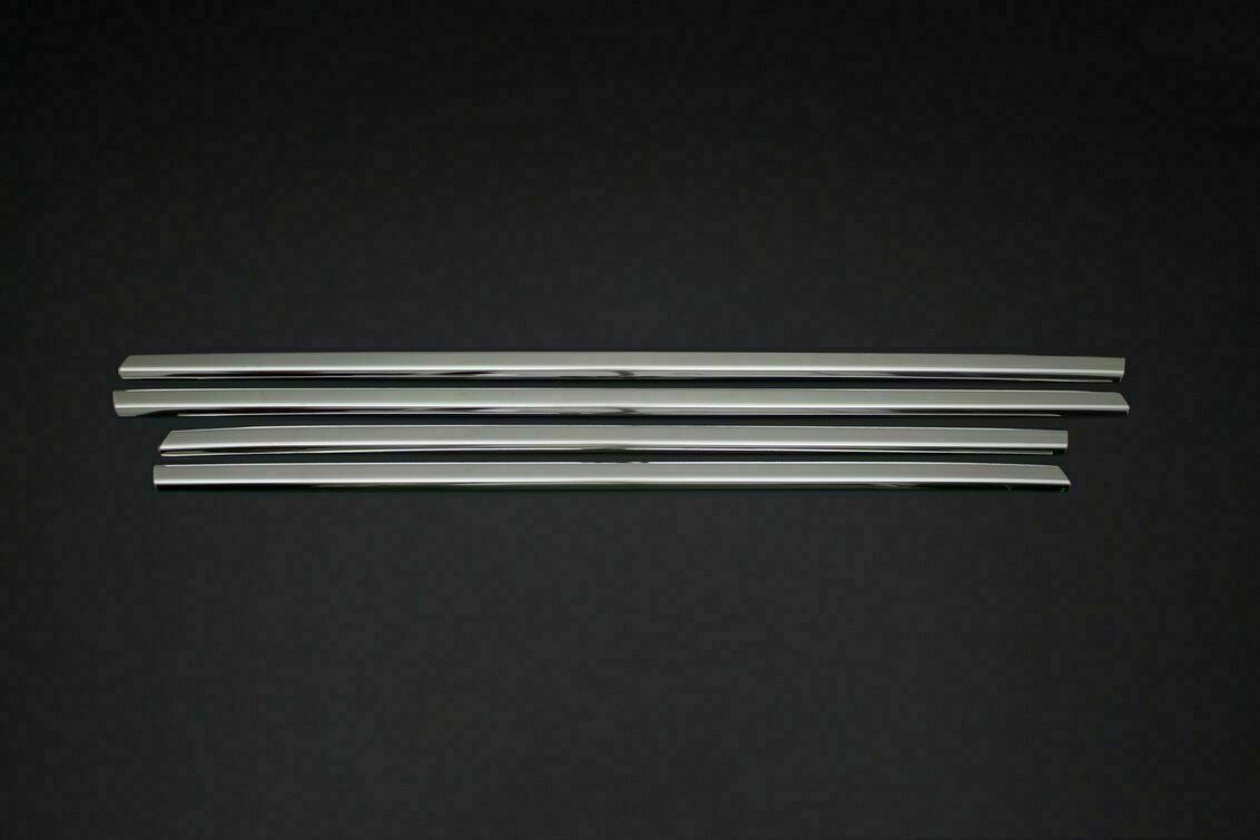 CORNICE FINESTRINI CROMATA FIAT 500X 2014+ MODANATURE ADESIVE ACCIAIO INOX 0032 AUTOELEGANCERICAMBI
