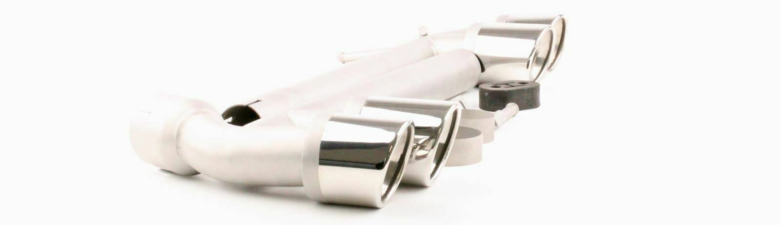 BMW SERIE 3 F30 F31 2011+ TERMINALI DOPPIO SCARICO M3 LOOK ACCIAIO INOX AUTOELEGANCERICAMBI