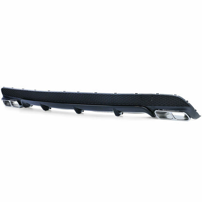 MERCEDES CLA W117 2013-2018 REAR DIFFUSER UNDER BUMPER + AMG TIPPERS.