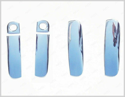 CROMATURA MANIGLIE 4 PORTE AUDI A6 C5 1997-2005 ACCIAIO INOX ADESIVO 0032 AUTOELEGANCERICAMBI