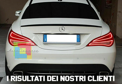 MERCEDES CLA W117 2013-2018 AMG GLOSS BLACK REAR HOOD SPOILER