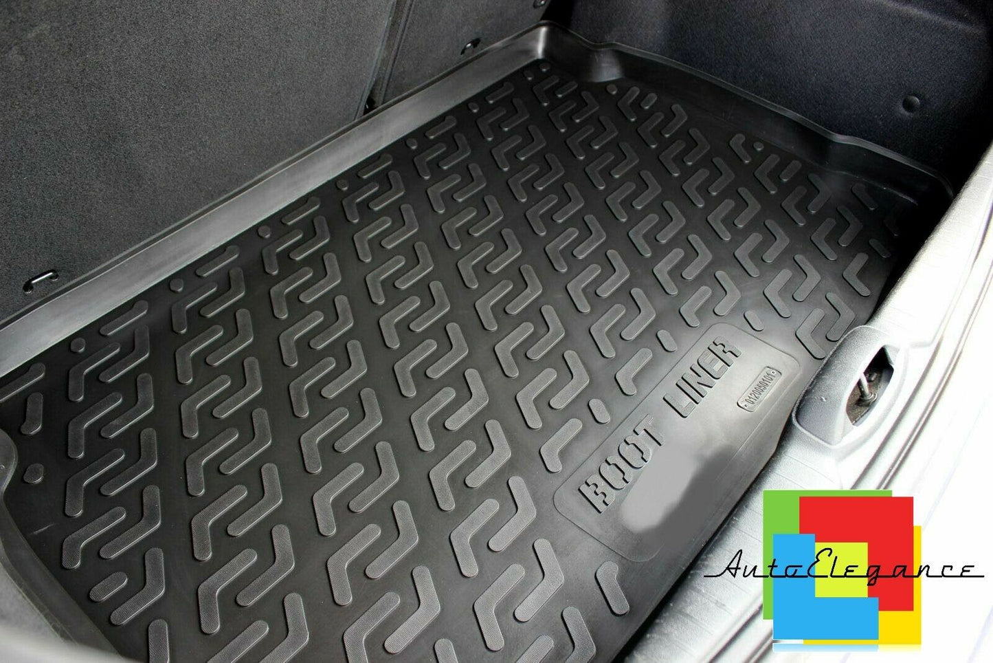 TRUNK MAT RUBBER CARPET SUPERGRIP PEUGEOT 208 2006-2019 -AT-