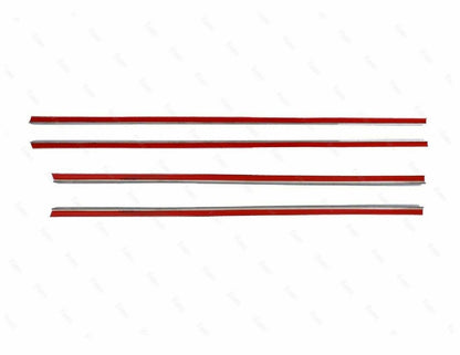 CROMATURA CORNICI FINESTRINI 4PZ CITROEN C3 MK1 2002-2009 INOX ADESIVO 0032 AUTOELEGANCERICAMBI