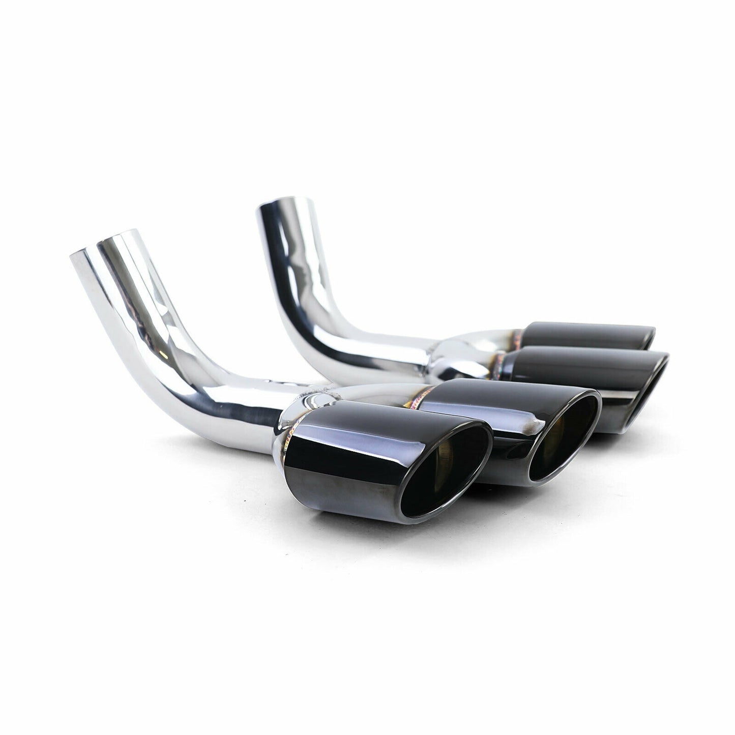 MERCEDES G-CLASS W463 1989-2015 AMG LOOK EXHAUST PIPE STAINLESS STEEL BLACK