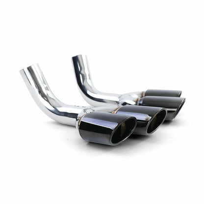 MERCEDES G-CLASS W463 1989-2015 AMG LOOK EXHAUST PIPE STAINLESS STEEL BLACK