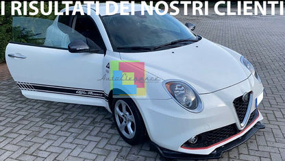 LAMA ALFA ROMEO MITO SOTTO PARAURTI ANTERIORE IN ABS LOOK RS NERO SPLITTER