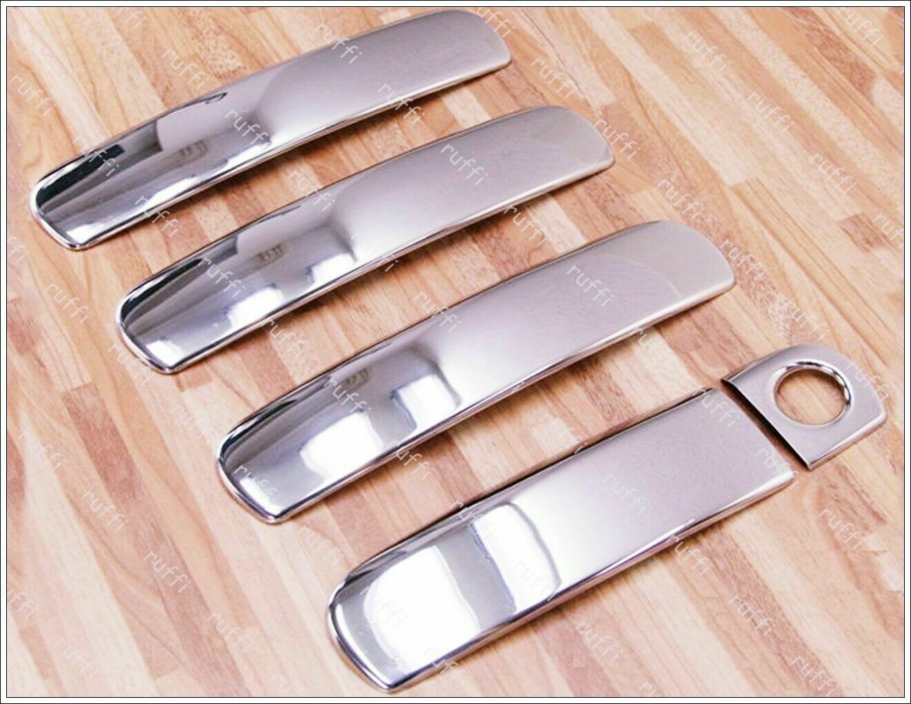 CROMATURA MANIGLIE 4 PORTE AUDI A3 8P 2003-2008 ACCIAIO INOX ADESIVO 0032 AUTOELEGANCERICAMBI