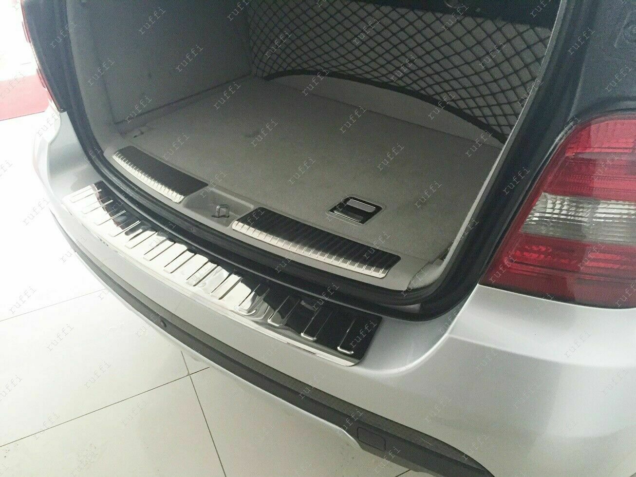CROMATURA PROTEZIONE PARAURTI POST. MERCEDES ML W164 2005-2011 INOX ADESIVO 0032 AUTOELEGANCERICAMBI