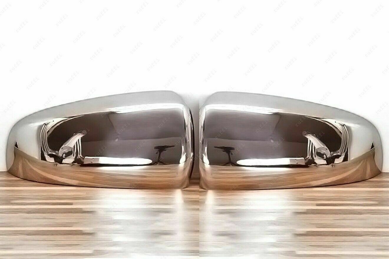 CROMATURA SPECCHIETTI LATERALI BMW X5 E70 2006-2013 ACCIAIO INOX ADESIVO 0032 AUTOELEGANCERICAMBI