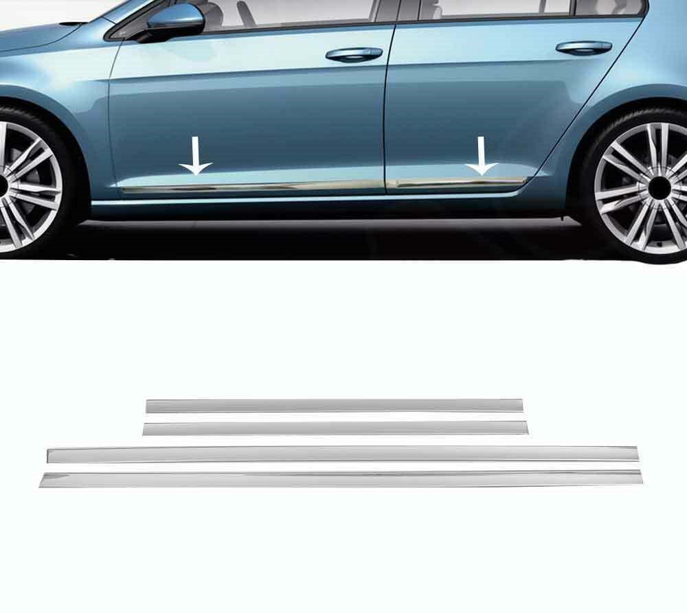 4 PEZZI PROTEZIONI PORTIERE SIDEBAR CROMATE IN ACCIAIO INOX FORD KUGA II 2012-2019 AUTOELEGANCERICAMBI