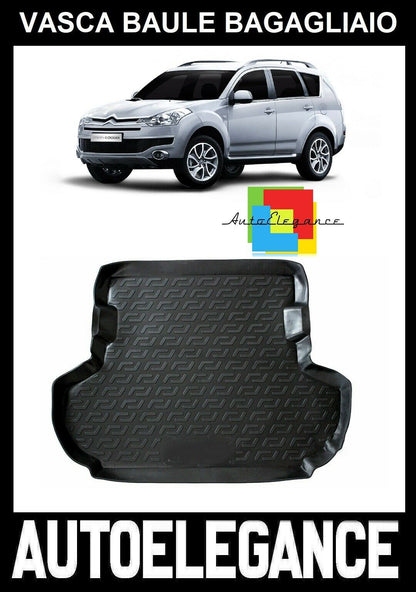 TRUNK MAT RUBBER CARPET SUPERGRIP CITROEN C-CROSSER 2007-2012 -AT-