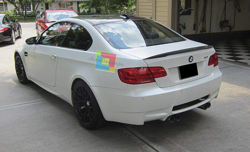 SPOILER POSTERIORE COFANO BMW SERIE 3 E92 E93 COUPE CABRIO M SPORT NERO LUCIDO