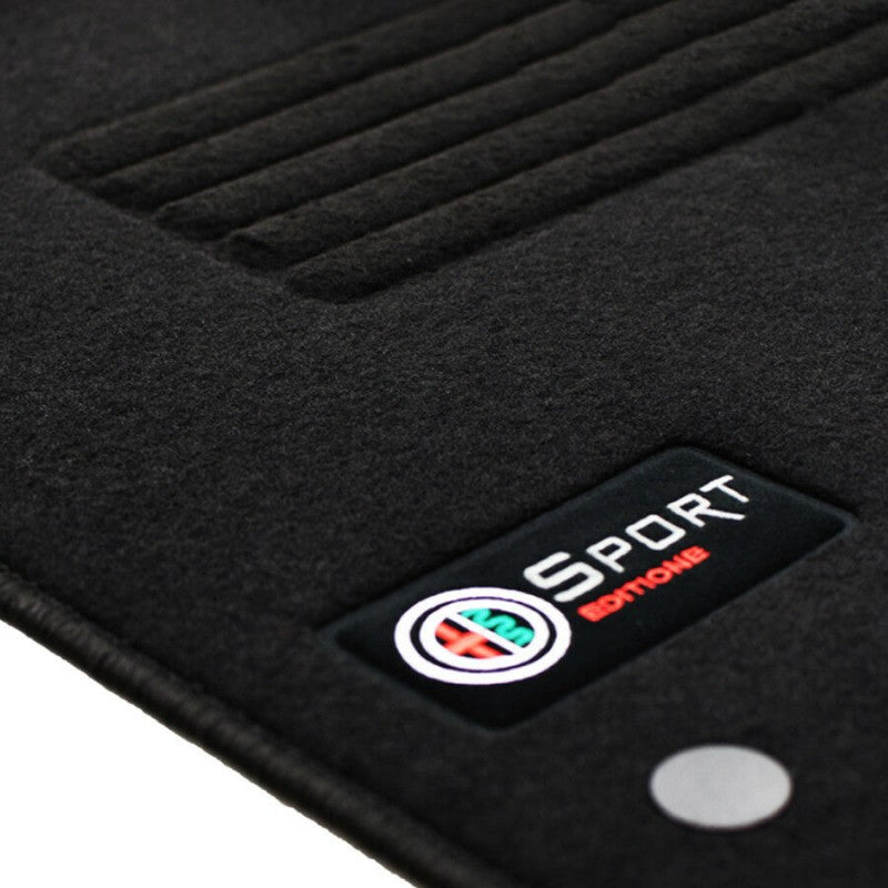 ALFA ROMEO GIULIETTA 940 2010-2013 SET TAPPETINI IN MOQUETTE DI ALTA QUALITA' SPECIFICO AUTOELEGANCERICAMBI