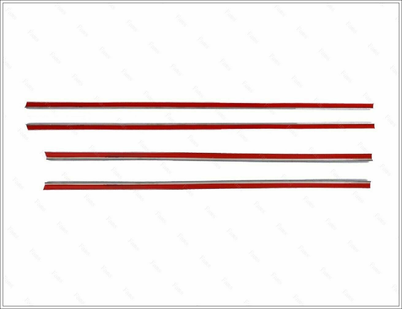 CROMATURA CORNICI FINESTRINI DACIA DUSTER 2010-2017 ACCIAIO INOX ADESIVO 0032 AUTOELEGANCERICAMBI