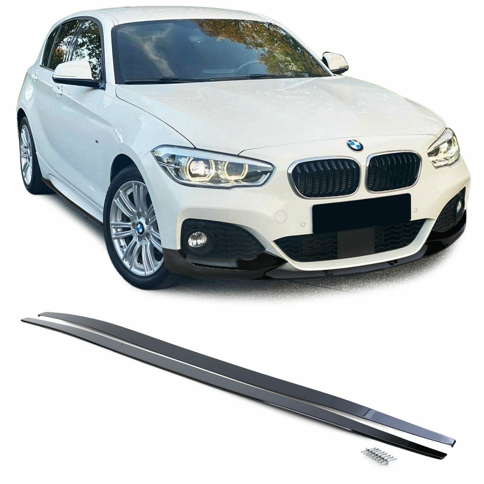 BMW SERIE 1 F20 F21 2015-2019 BODYKIT SPOILER DIFFUSORE SOTTO PARAURTI LAMA AUTOELEGANCERICAMBI