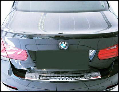 CROMATURA PROTEZIONE PARAURTI POSTERIORE BMW 3 F30 2011-2018 INOX ADESIVO 0032 AUTOELEGANCERICAMBI
