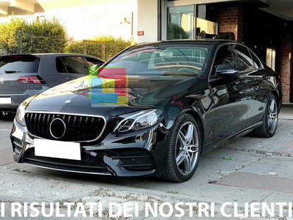 GRIGLIA ANTERIORE AMG PANAMERICANA MERCEDES CLASSE E W213 2016+ BLACK EDITION