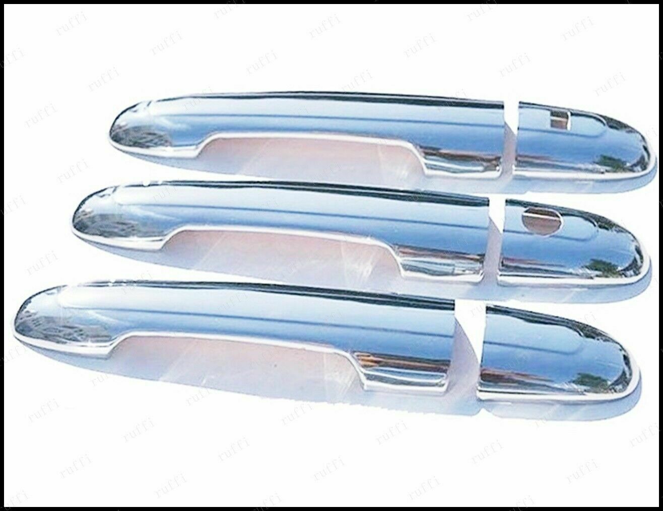 CROMATURA MANIGLIE 3 PORTE MERCEDES VIANO W639 2003-2014 INOX ADESIVO 0032 AUTOELEGANCERICAMBI