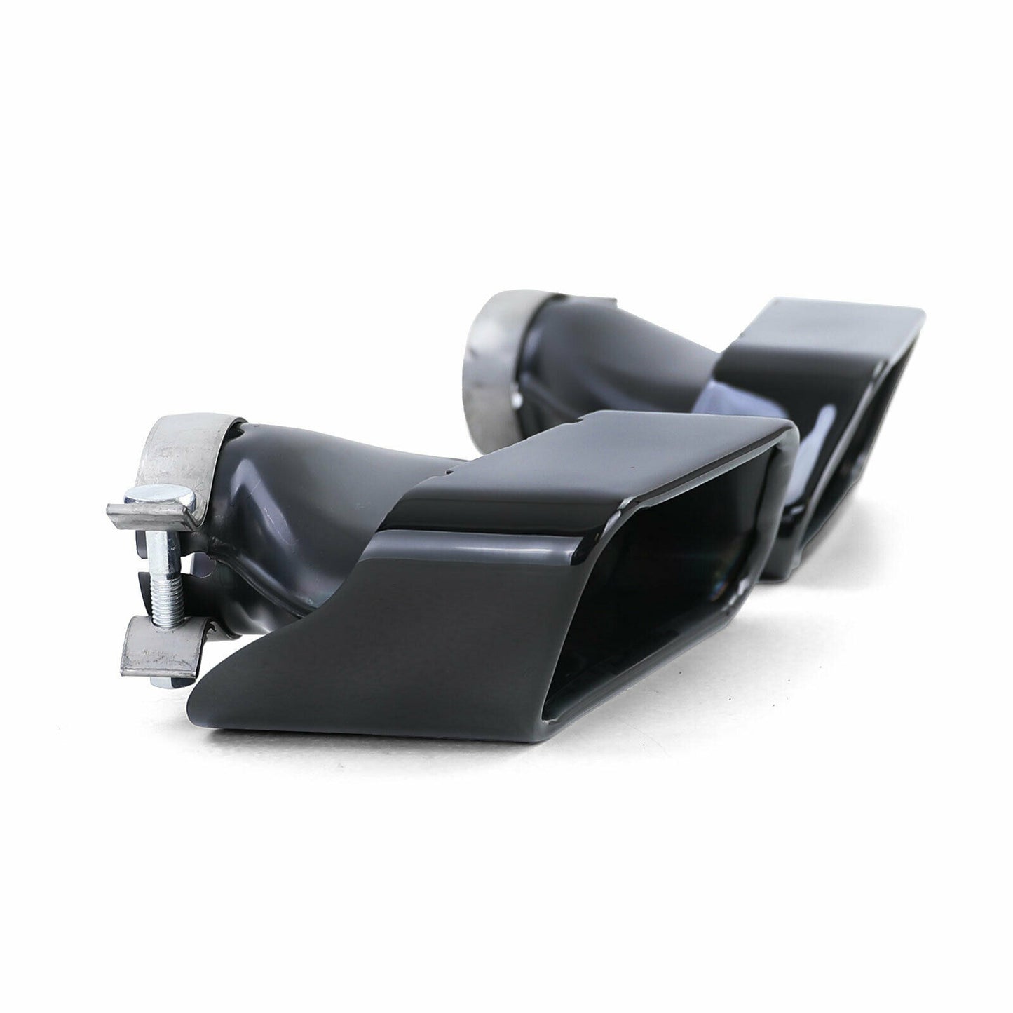 BMW SERIE 5 F10 F11 F18 TERMINALI DI SCARICO IN ACCIAIO INOX NERI 550i V8 LCI AUTOELEGANCERICAMBI
