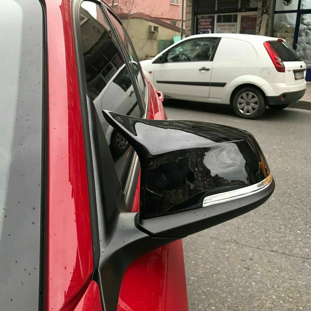 0061 SPECCHI NERO LUCIDO BMW SERIE 4 F32 F33 F36 CALOTTE SPECCHIETTI ADESIVE ABS AUTOELEGANCERICAMBI