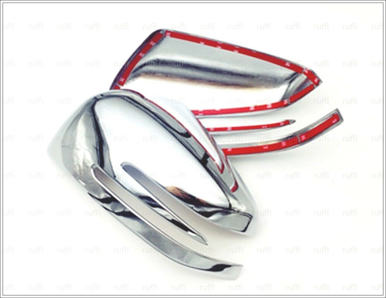 CROMATURA SPECCHIETTI LATERALI MERCEDES CLASSE CLA X117 INOX ADESIVO 0032 AUTOELEGANCERICAMBI