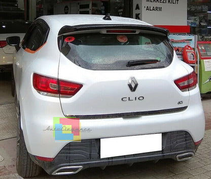 RENAULT CLIO IV 2012+ DIFFUSORE SOTTO PARAURTI DIFFUSORE TERMINALI CROMATI ABS -