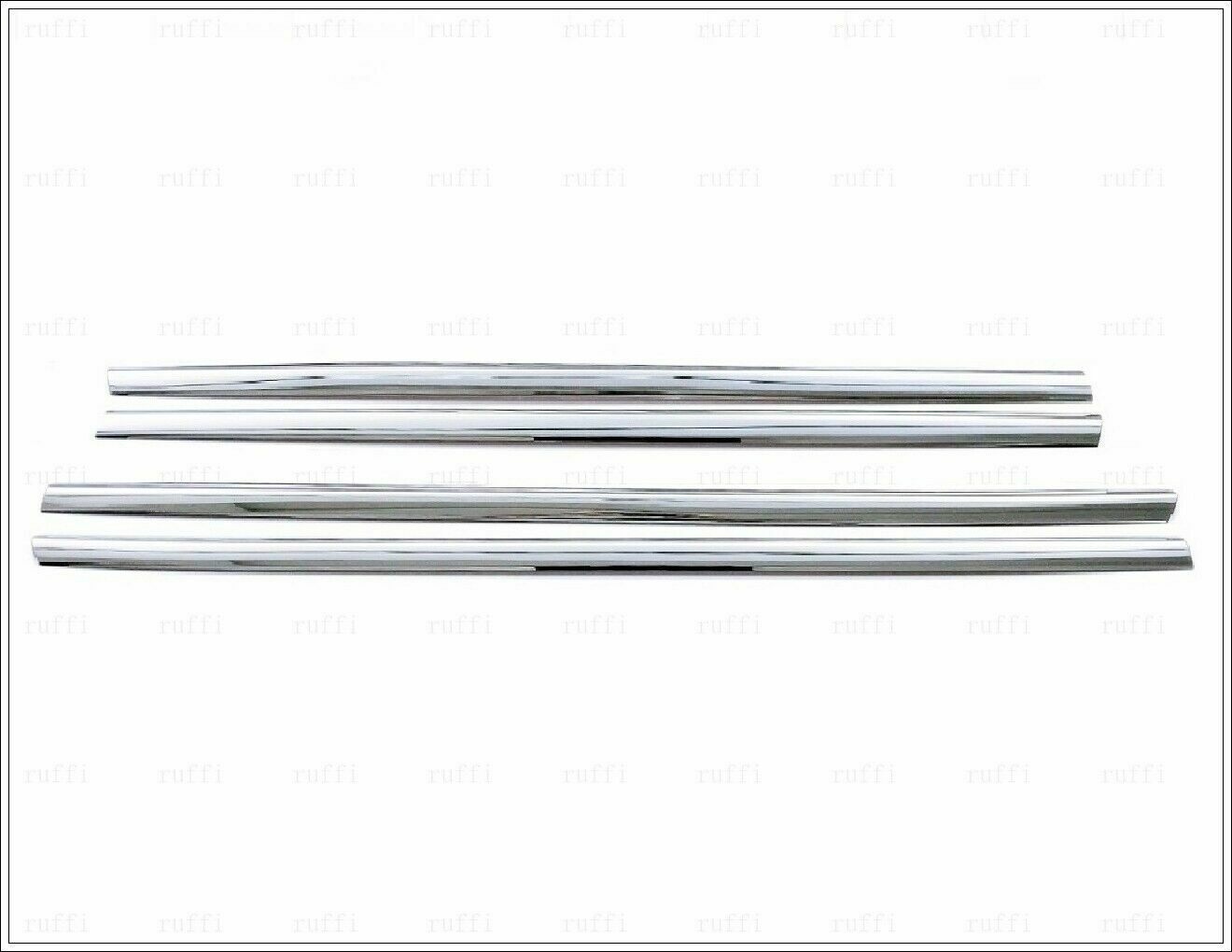 CROMATURA CORNICI FINESTRINI 4PZ MERCEDES C W204 2007-2014 INOX ADESIVO 0032 AUTOELEGANCERICAMBI