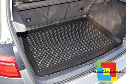 TRUNK LINER RUBBER CARPET SUPERGRIP VW GOLF SPORTSVAN 2014+ -AT-