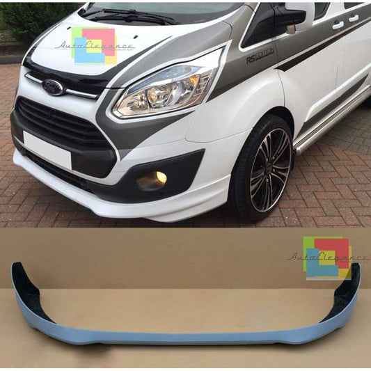 FORD TRANSIT CUSTOM 2013+ FRONT BUMPER SPOILER RS DESIGN LOOK
