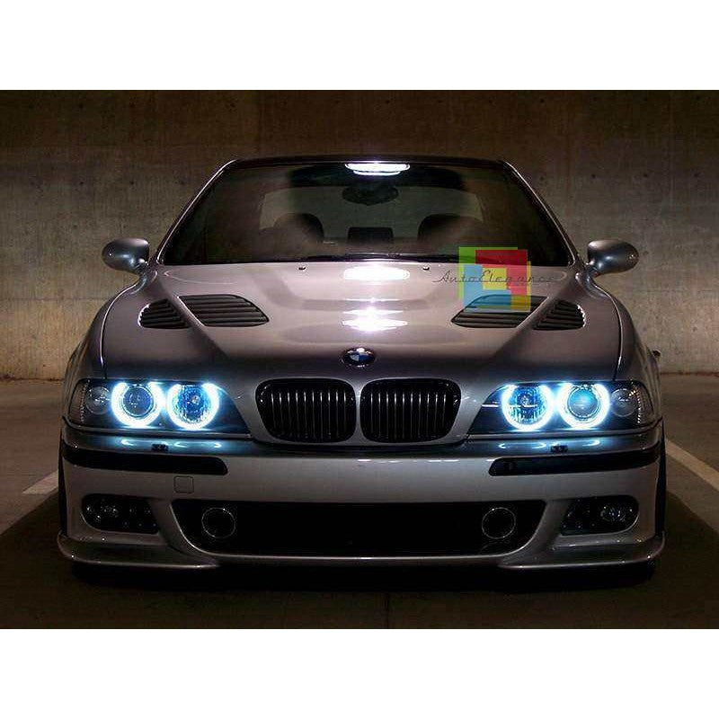 BMW SERIE 1 E87 2004-2007 KIT ANGEL EYES 40W 6000K LED BIANCO GHIACCIO NO ERROR AUTOELEGANCERICAMBI