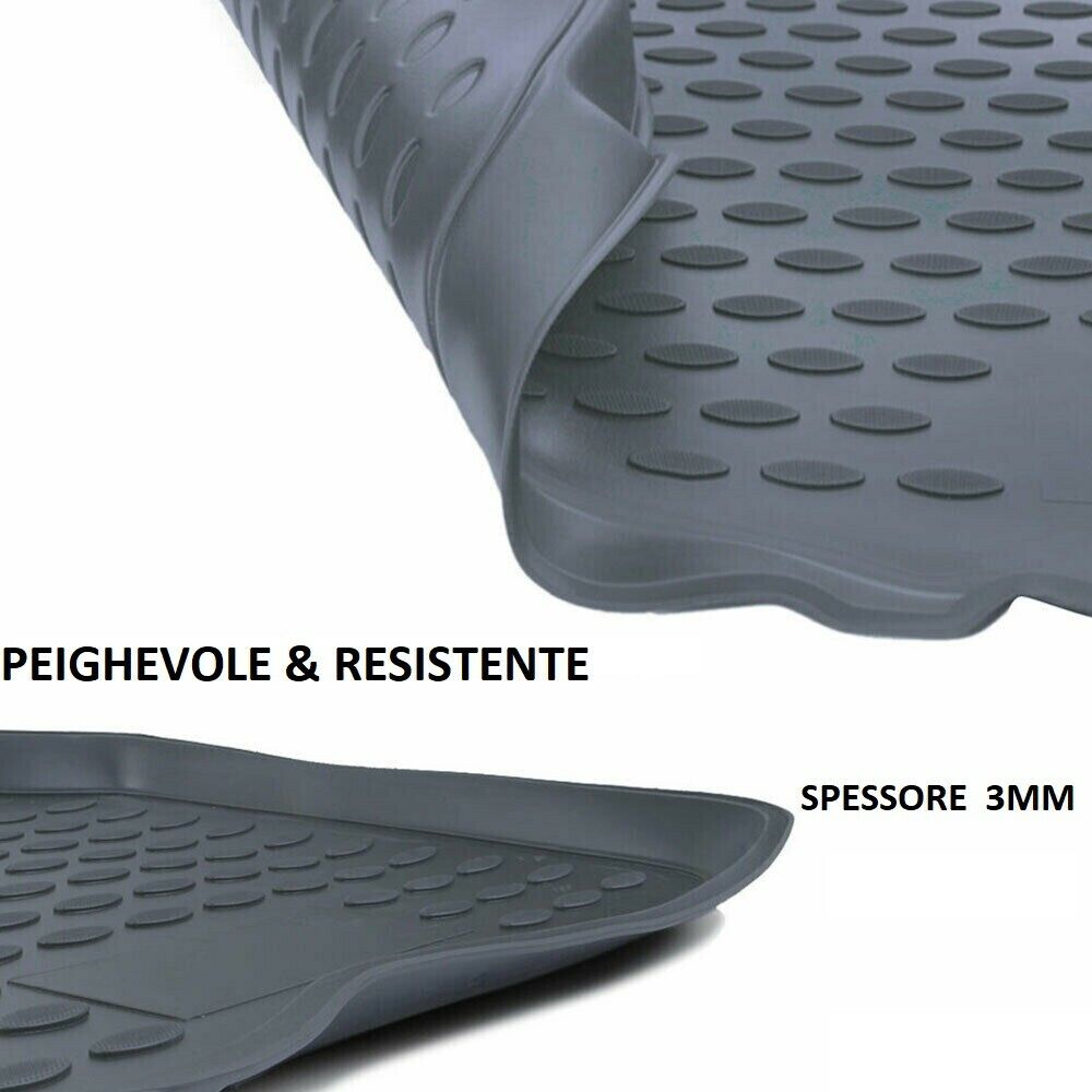 Tappetini  VW Caddy 2007-2014 in forma 3D tappetini in gomma con bordo