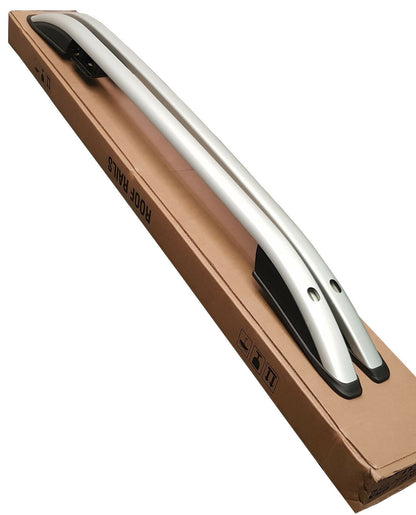 MITSUBISHI L200 2015+ SATIN ROOF RAILS ROOF BARS ALUMINUM GREY