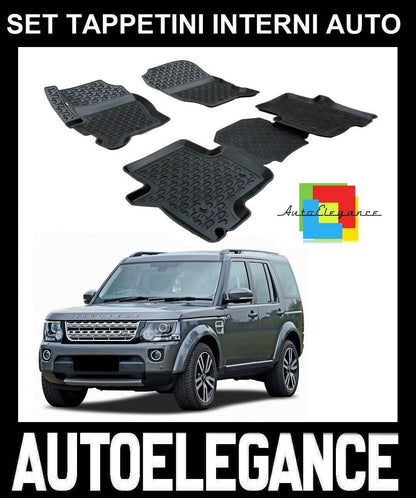CUSTOM RUBBER CAR INTERIOR MATS SET LAND ROVER DISCOVERY 4 0032