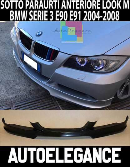 SPOILER HARTGE LOOK SOTTO PARAURTI ANTERIORE BMW SERIE 3 E90 E91 2004-2008