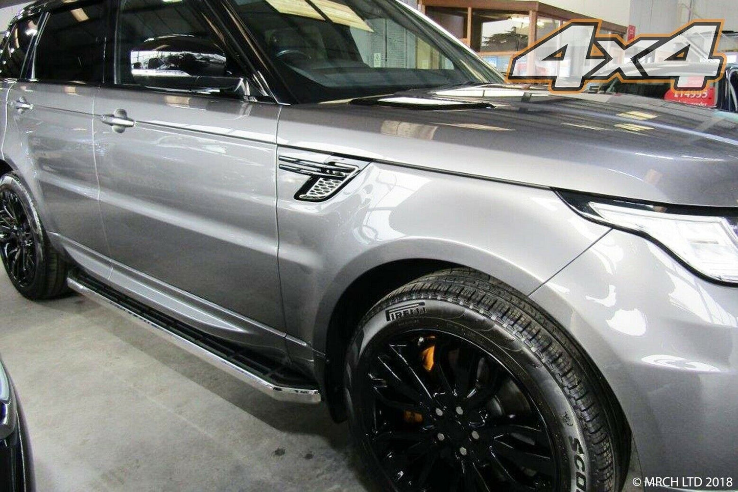 RANGE ROVER SPORT 2013+ PEDANE LATERALI SOTTO PORTA SPORTIVE