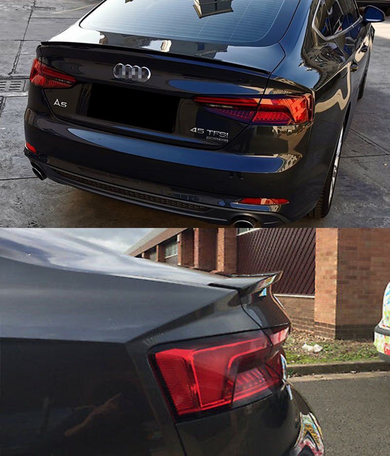 AUDI A5 F5 SPORTBACK 2016+ SPOILER SUL COFANO IN ABS SLINE S5 AUTOELEGANCERICAMBI