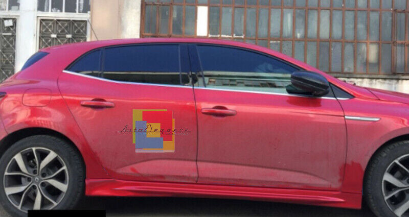 RENAULT MEGANE 4 IV 2015-2021 SIDE SKIRTS UNDER DOOR RS ABS / PLASTIC