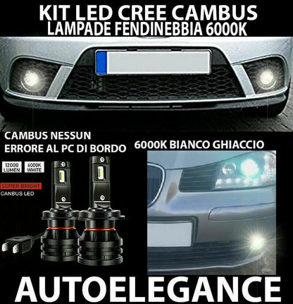 SEAT IBIZA III 6L LED FOG LIGHTS 10.000LM CAMBUS 0032