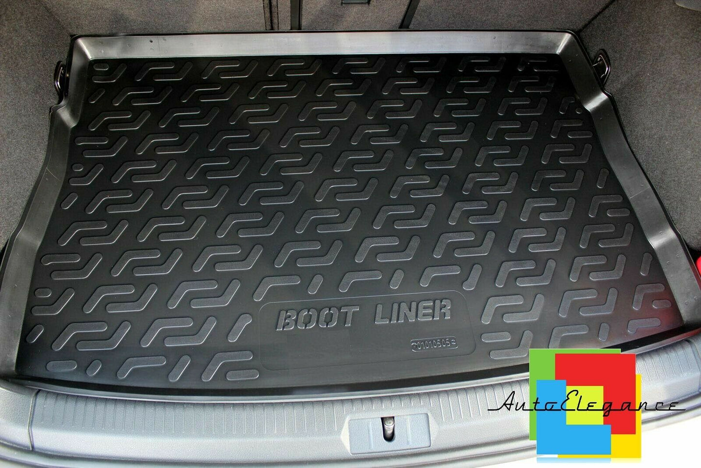 VASCA BAULE BAGAGLIAIO TAPPETO GOMMA SUPERGRIP VW GOLF 7 2013-2019 0032