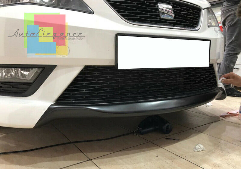 SEAT IBIZA 6J 2012-2017 FRONT BUMPER SPOILER ABS LOOK FR