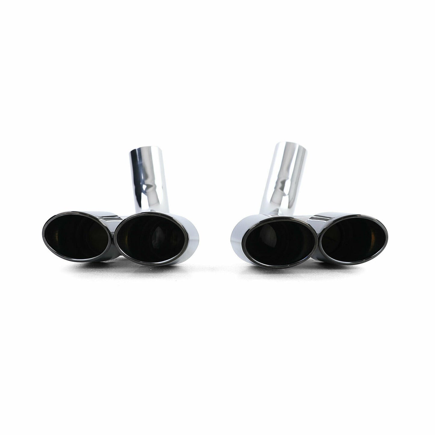 MERCEDES G-CLASS W463 1989-2015 AMG LOOK EXHAUST PIPE STAINLESS STEEL BLACK