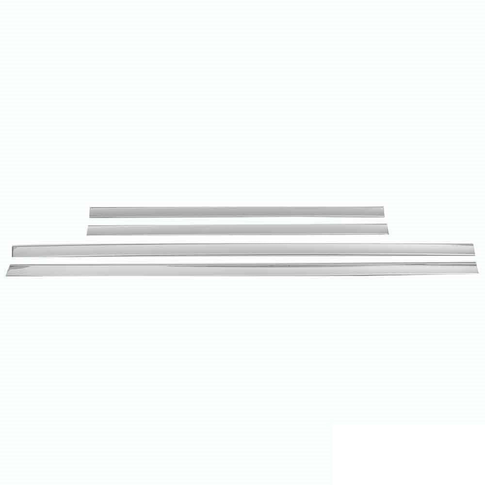 4 PEZZI PROTEZIONI PORTIERE SIDEBAR CROMATE IN ACCIAIO INOX FORD KUGA II 2012-2019 AUTOELEGANCERICAMBI
