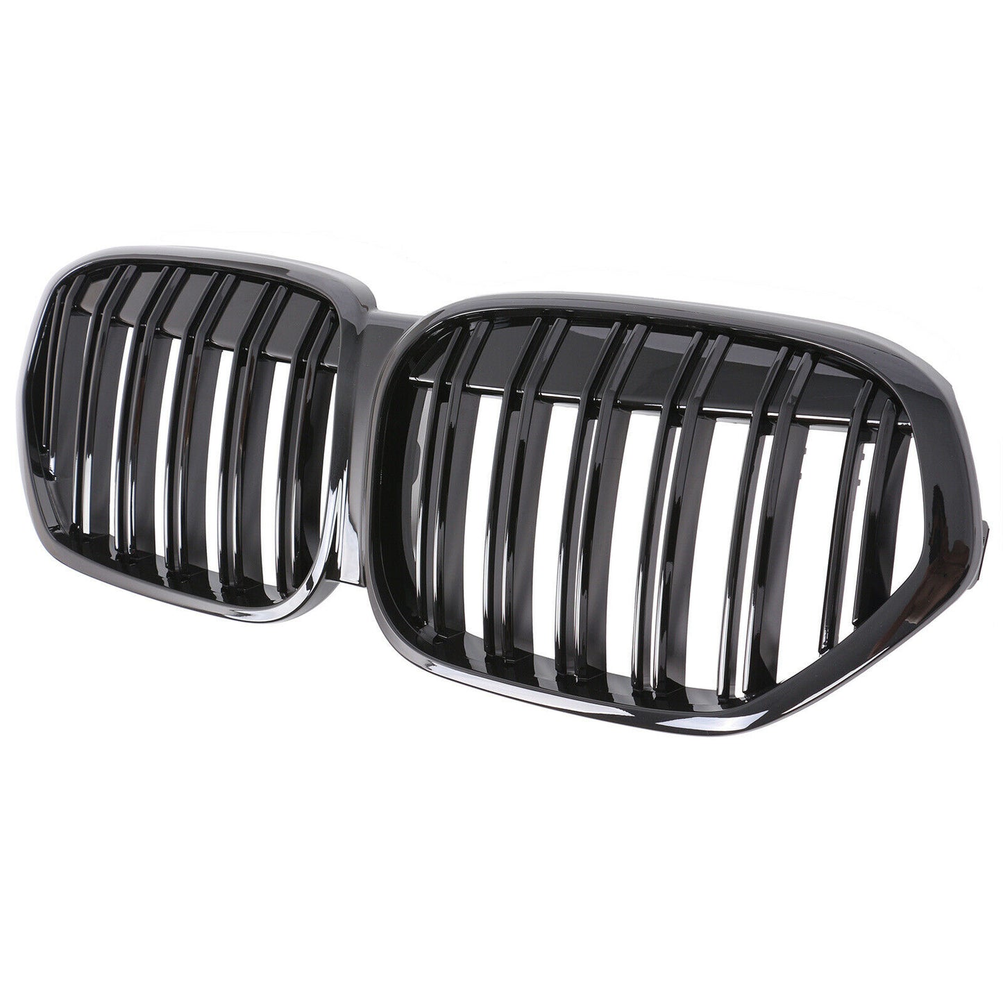 BMW X1 F48 2020+ FRONT GRILLES BLACK DOUBLE BAND M LOOK