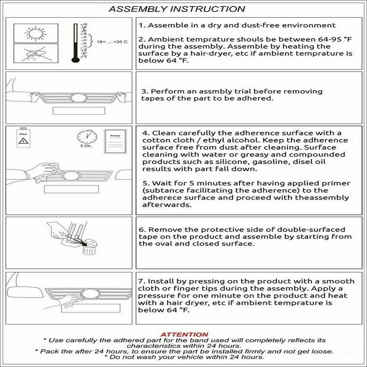 CROMATURA GRIGLIA FRONTALE 6PZ MERCEDES SPRINTER W906 06-13 INOX ADESIVO 0032 AUTOELEGANCERICAMBI
